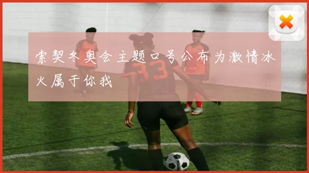 索契冬奥会主题口号公布为激情冰火属于你我